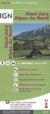 Cover IGN Karte, Routière et Touristique Haut-Jura, Alpes du Nord