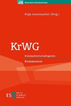 KrWG, Kreislaufwirtschaftsgesetz, Kommentar