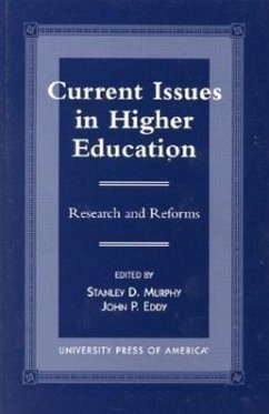 Current Issues in Higher Education - Murphy, Stanley D; Eddy, John P