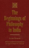 The Beginnings of Philosophy in India
