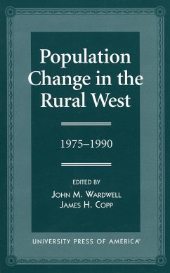 Population Change in the Rural West, 1975-1990 - Wardwell, John M; Copp, James H
