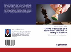 Effects of selection and recruitment practices to staff productivity