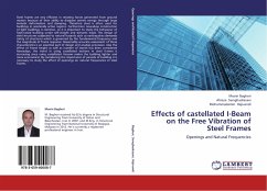 Effects of castellated I-Beam on the Free Vibration of Steel Frames