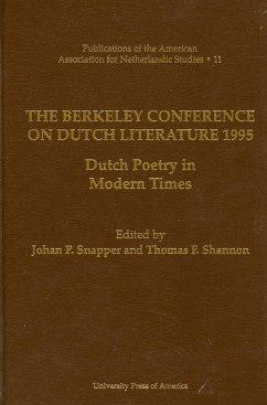 The Berkeley Conference on Dutch Literature- 1995 - Snapper, Johan P; Shannon, Thomas F