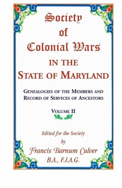 Society of Colonial Wars in the State of Maryland - Culver, Frances Barnum