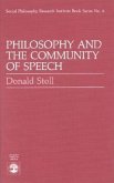Philosophy and the Community of Speech