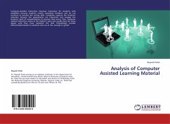 Analysis of Computer Assisted Learning Material