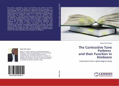 The Contrastive Tone Patterns and their Function in Kimbeere - Peter Ngari, Njuki