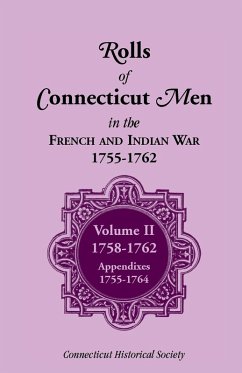 Cover Rolls of Connecticut Men in French and Indian War, 1755-1762
