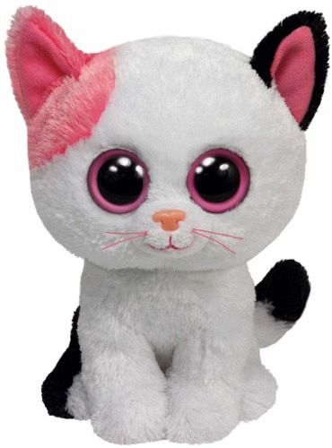 Muffin Buddy-Katze weiss/pink, ca. 24c Muffin Buddy-Katze weiss/pink, ca. 24c