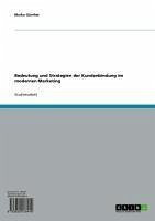 Cover Bedeutung und Strategien der Kundenbindung im modernen Marketing (eBook, ePUB)