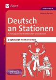 Deutsch an Stationen Buchstaben kennenlernen