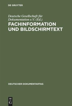 Fachinformation und Bildschirmtext