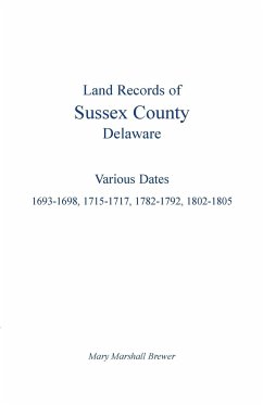 Land Records of Sussex County, Delaware - Brewer, Mary Marshall