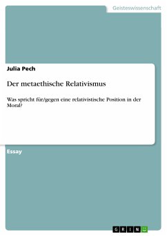 Der metaethische Relativismus (eBook, PDF)