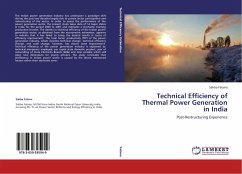 Technical Efficiency of Thermal Power Generation in India - Fatima, Sahba