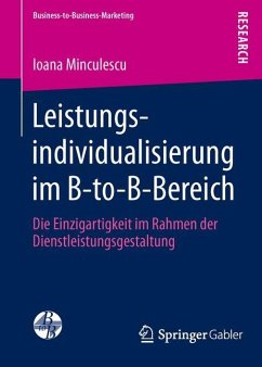 Leistungsindividualisierung im B-to-B-Bereich - Minculescu, Ioana