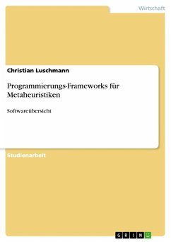 Programmierungs-Frameworks für Metaheuristiken (eBook, ePUB)