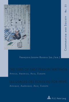 The Uses of First Person Writings / Les usages des écrits du for privé