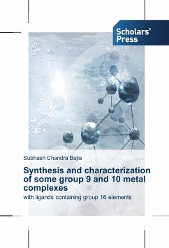 Synthesis and characterization of some group 9 and 10 metal complexes - Bajia, Subhash Chandra