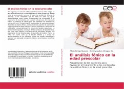 El análisis fónico en la edad prescolar - Carbajo Quesada, Adalcy