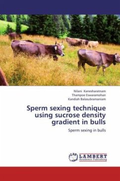 Sperm sexing technique using sucrose density gradient in bulls