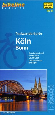 Bikeline Radkarte Radwanderkarte Köln / Bonn