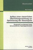 Aufbau einer steuerlichen Überleitungsrechnung zur Optimierung der Steuerquote: Dargestellt am Beispiel einer börsennotierten Kapitalgesellschaft