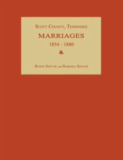 Scott County, Tennessee, Marriages 1854-1880