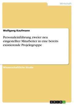 Personaleinführung zweier neu eingestellter Mitarbeiter in eine bereits existierende Projektgruppe (eBook, ePUB) - Kaufmann, Wolfgang