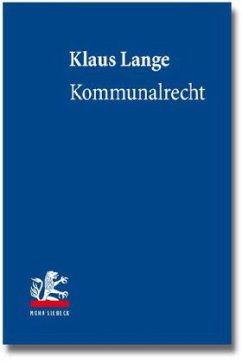 Kommunalrecht - Lange, Klaus