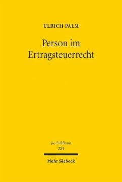 Person im Ertragsteuerrecht - Palm, Ulrich