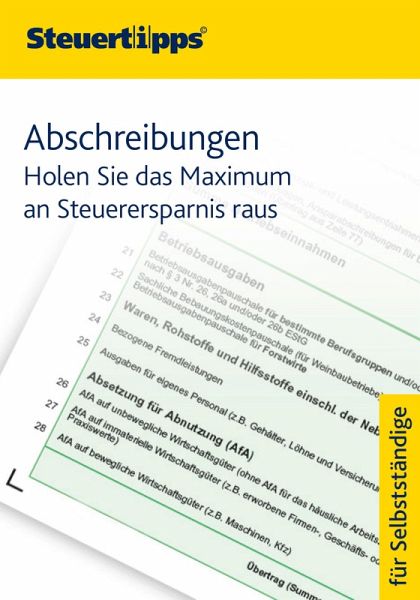 Abschreibungen (eBook, ePUB) Abschreibungen (eBook, ePUB)