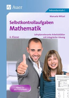 Selbstkontrollaufgaben Mathematik Klasse 6 - Heinz, Manuela