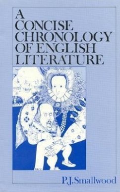 A Concise Chronology of English Literature - Smallwood, Philip