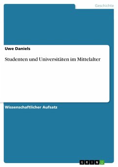 Studenten und Universitäten im Mittelalter (eBook, PDF)