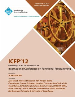 Icfp 12 Proceedings of the 2012 ACM Sigplan International Conference on Functional Programming - Icfp 12 Conference Committee