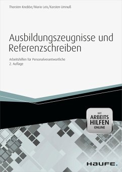 Ausbildungszeugnisse und Referenzschreiben - mit Arbeitshilfen online (eBook, PDF) - Knobbe, Thorsten; Leis, Mario; Umnuß, Karsten