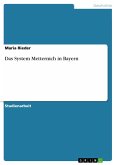 Das System Metternich in Bayern (eBook, ePUB)