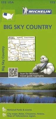 Michelin Big Sky Country Map - Michelin