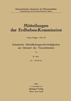 Cover Seismische Oberflächengeschwindigkeiten am Ostrand des Tauernfensters