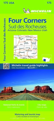 Michelin Four Corners Map - Michelin