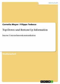 Top-Down und Bottom-Up Information (eBook, ePUB) - Mayer, Cornelia; Tedesco, Filippo