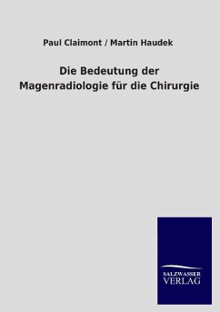 Cover Die Bedeutung der Magenradiologie für die Chirurgie