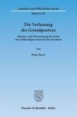 Die Verfassung des Grundgesetzes.