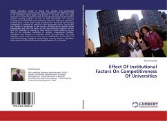 Effect Of Institutional Factors On Competitiveness Of Universities