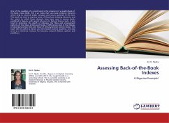 Assessing Back-of-the-Book Indexes - Njoku, Ezi O.