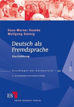 Deutsch als Fremdsprache - Huneke, Hans-Werner;Steinig, Wolfgang