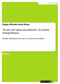 "El arte del autoconocimiento" de Arthur Schopenhauer