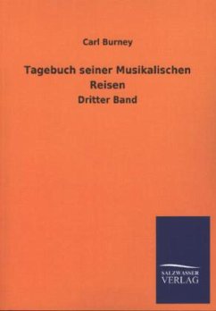 Tagebuch seiner Musikalischen Reisen - Burney, Charles